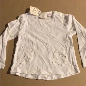 New off white cotton shirt